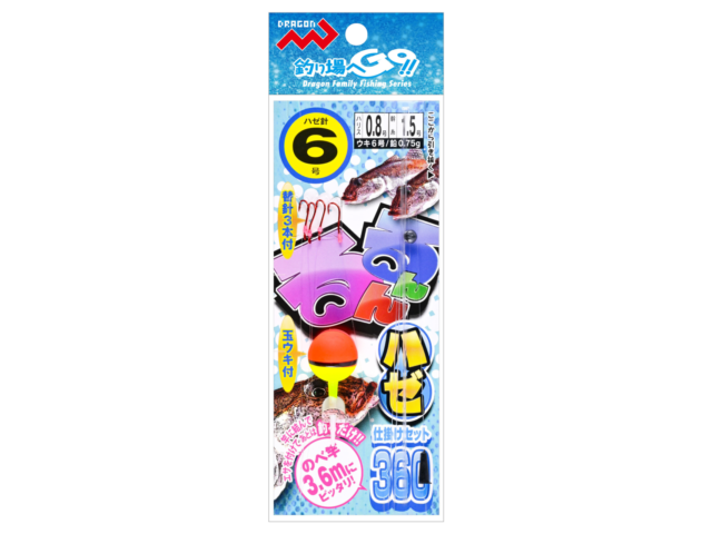 るんるんハゼ仕掛けセット360 5号~7号ギャラリーイメージ画像