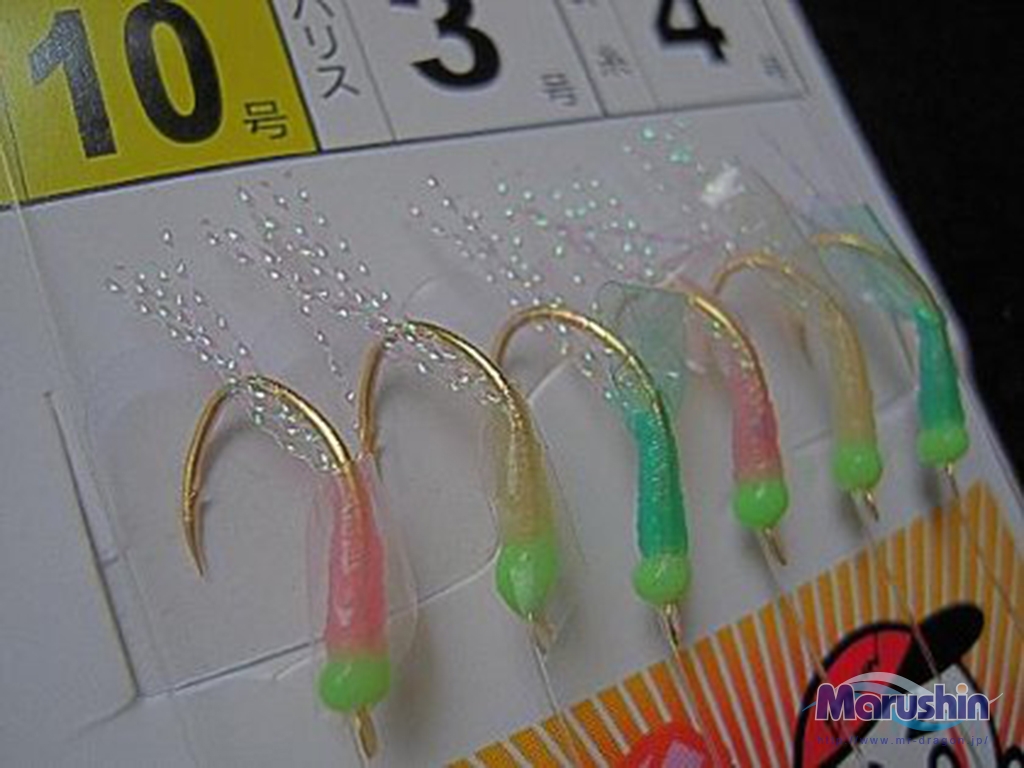 マルシン漁具 アジサビキ ピンク60円 激安人気新品 ピンク60円